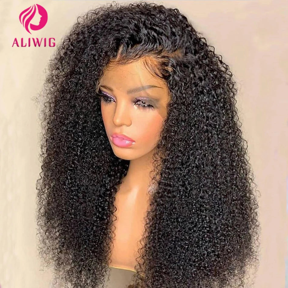 13x4 Jerry Curly Lace Front Wig-  Deep Kinky Curly