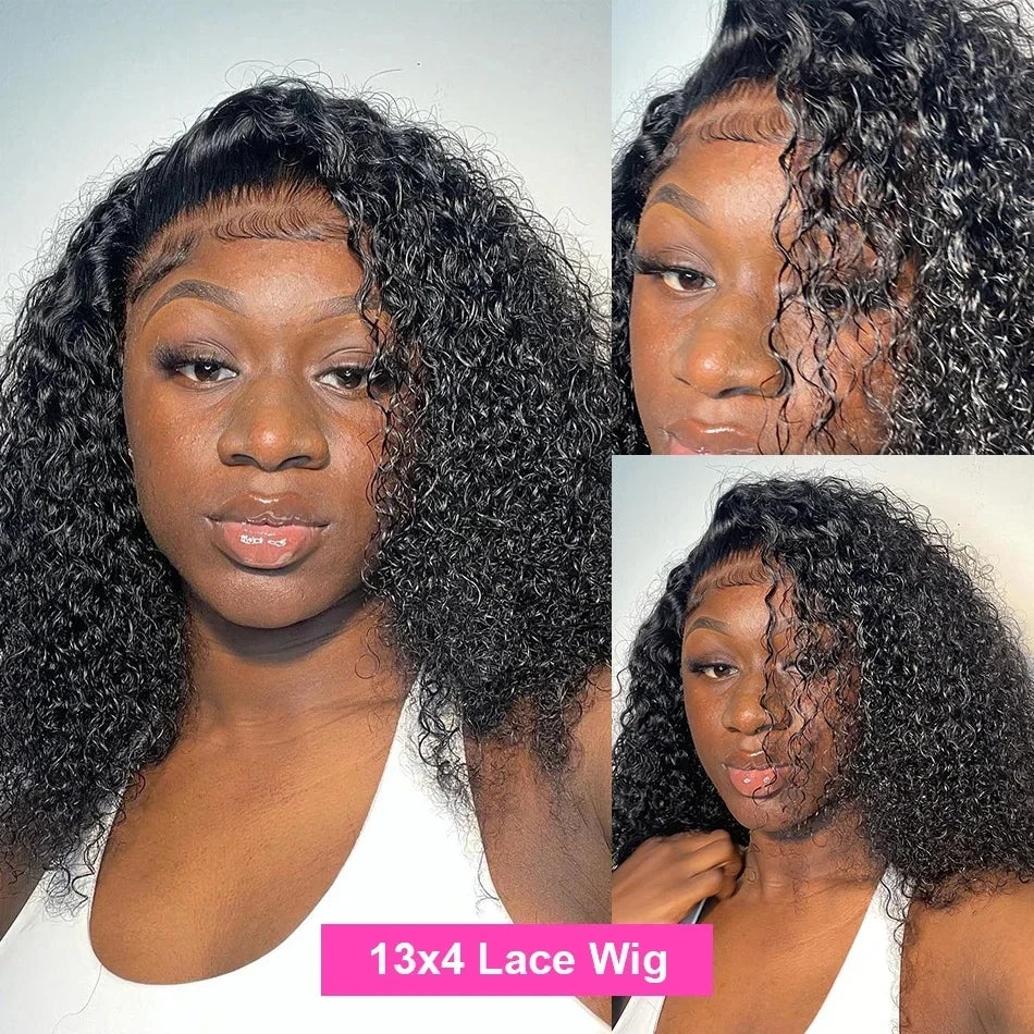 12A Deep Wave 13x4 Lace Front curly Wig