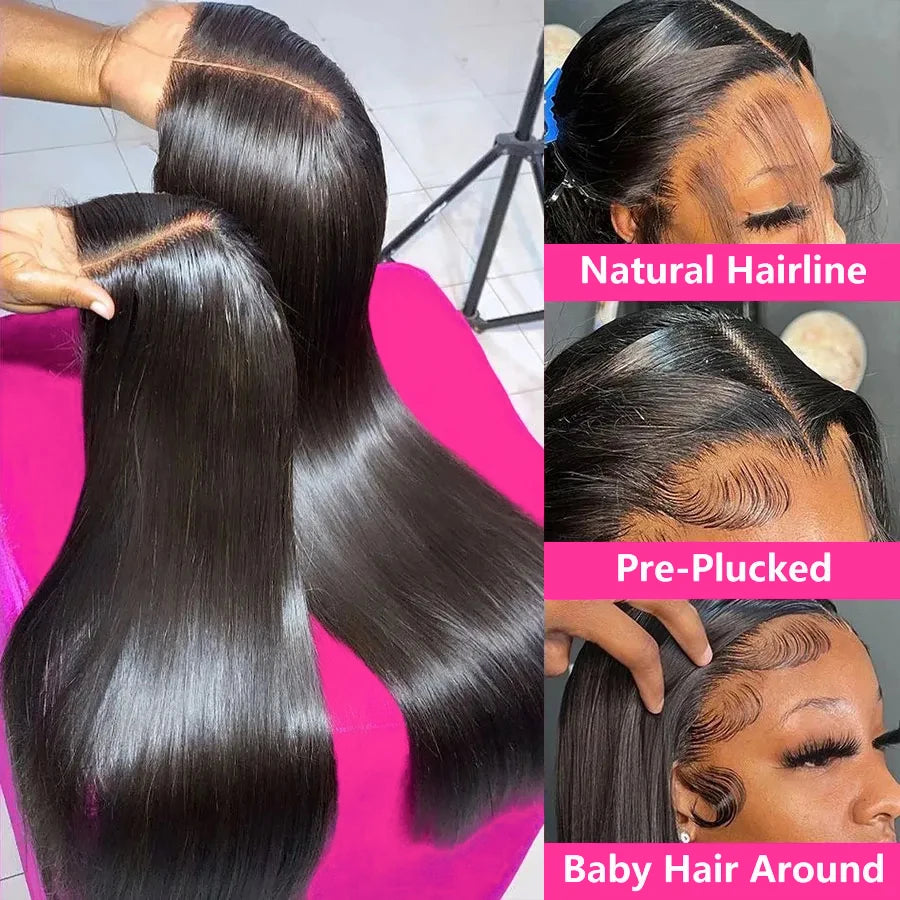 Wear/Go Glueless Bone Straight 13x6 HD Lace Frontal Wig