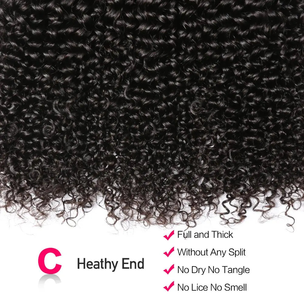 10A Small Spirals Curly Bundles - Brazilian Unprocessed  Pixie Curls Weave