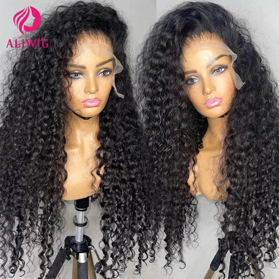 13x4 Jerry Curly Lace Front Wig-  Deep Kinky Curly