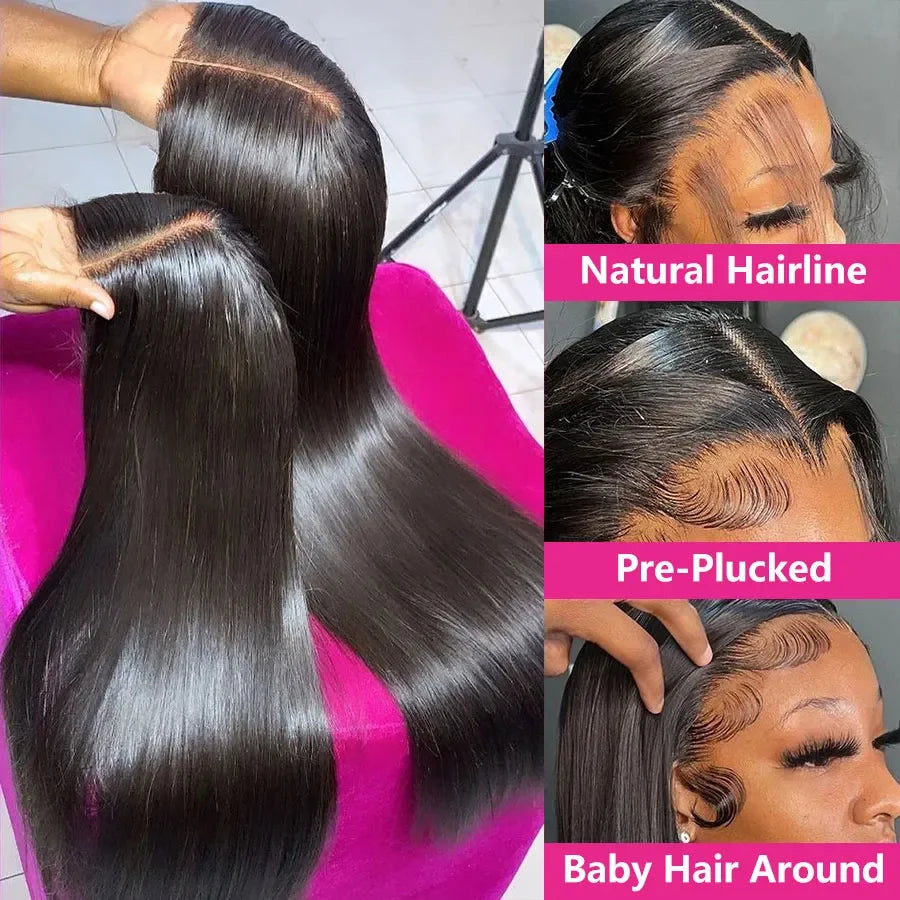 Wear/Go Glueless Bone Straight 13x6 HD Lace Frontal Wig