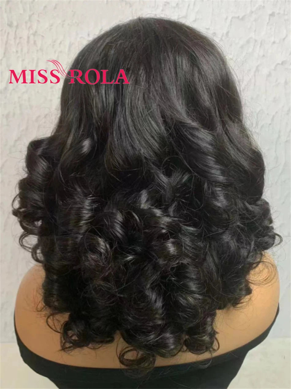 12A Remy 5X5＆13X4 Bouncy Curly Pixie Cut Lace Front