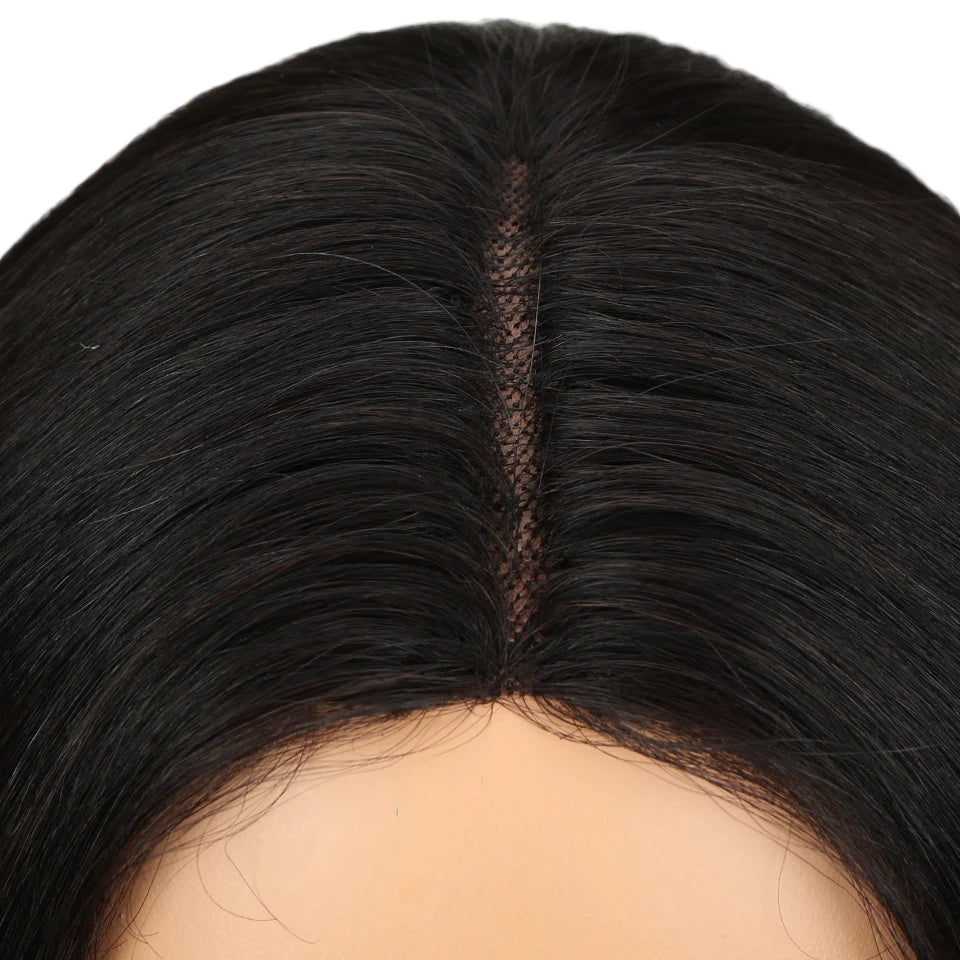 Sleek Short  Wigs with Natural Lace from Brazilian Hair and Ready To Wear