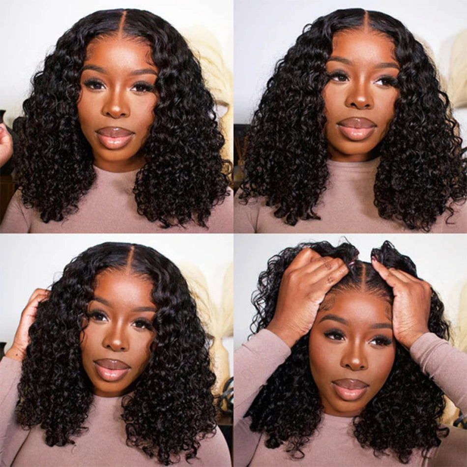 12A Deep Wave 13x4 Lace Front curly Wig