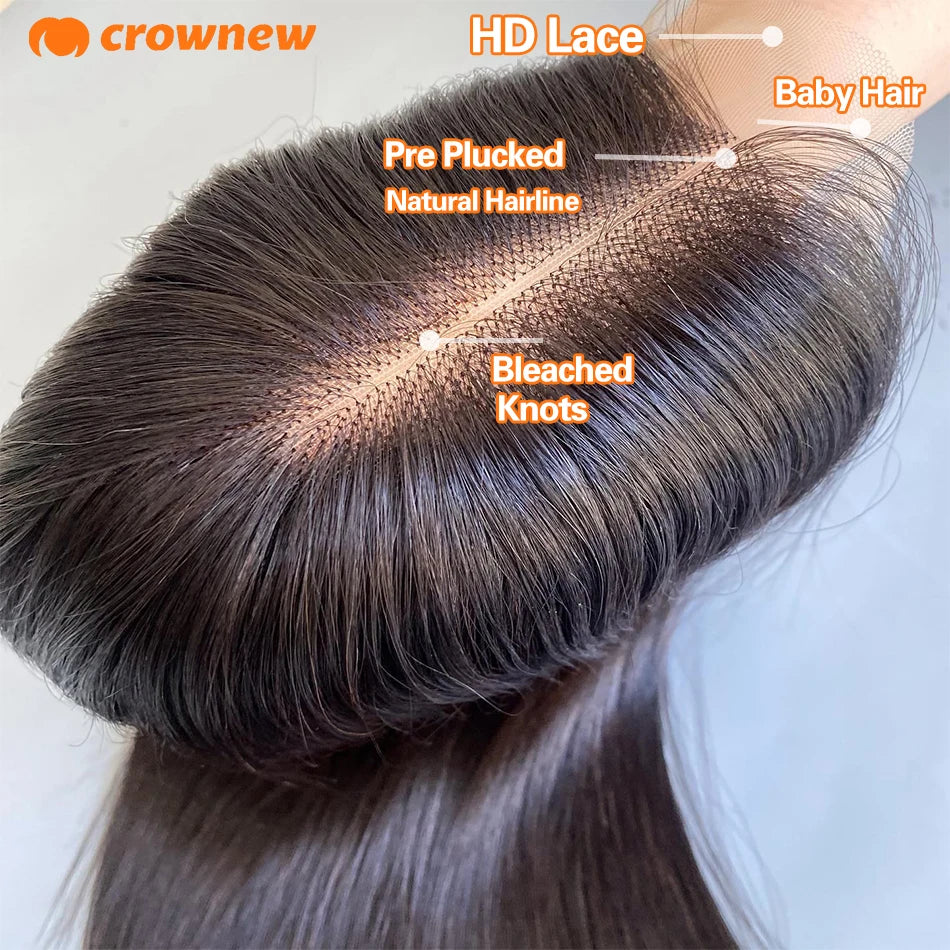 Human Hair Wigs - Straight with 13x4 Hd Lace Wig Human Hair Ready To Wear