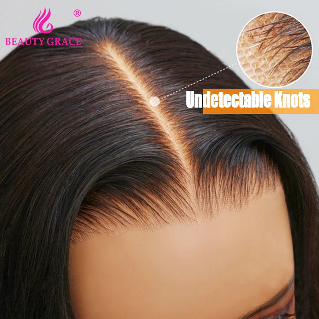 Lace Frontal Brazilian Straight wig with a 13X4 Lace Frontal