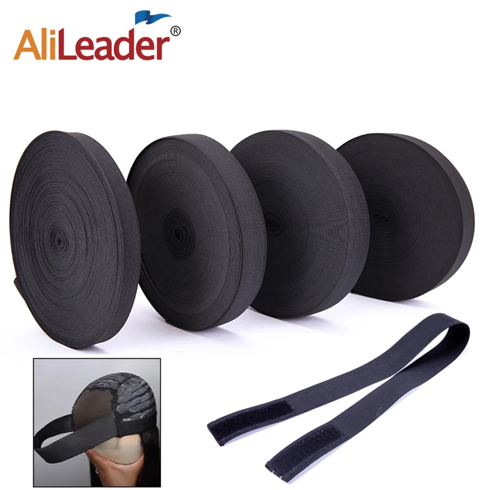 5M/roll Sewing Headband for Wig 5 Sizes Elastic Wig Band for Hold Wig Good Quality DIY Wig Accessories Wig Elastic Band