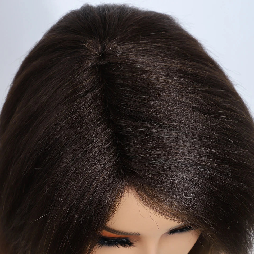 Short Kinky Straight Bob Glueless - Ready to Wear