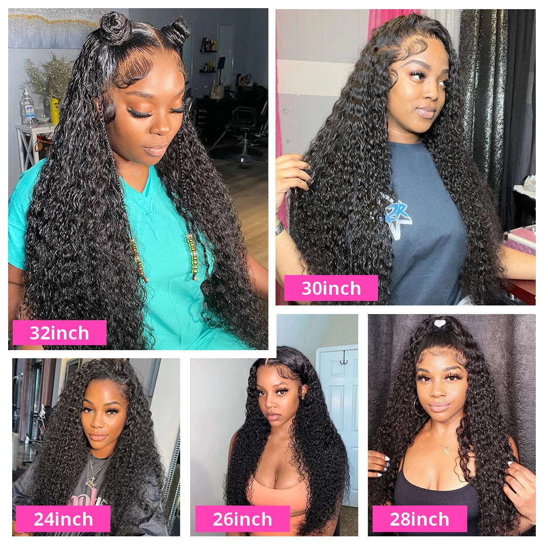 13x4 Jerry Curly Lace Front Wig-  Deep Kinky Curly