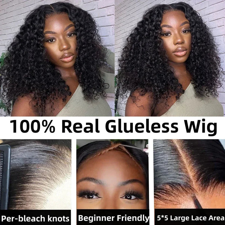 12A Deep Wave 13x4 Lace Front curly Wig