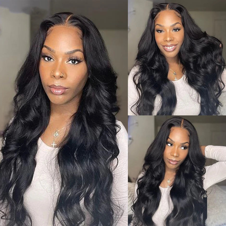 Body Wave 13x6 HD Lace Frontal Wig Brazilian 200% Glueless Wig Human Hair Wigs