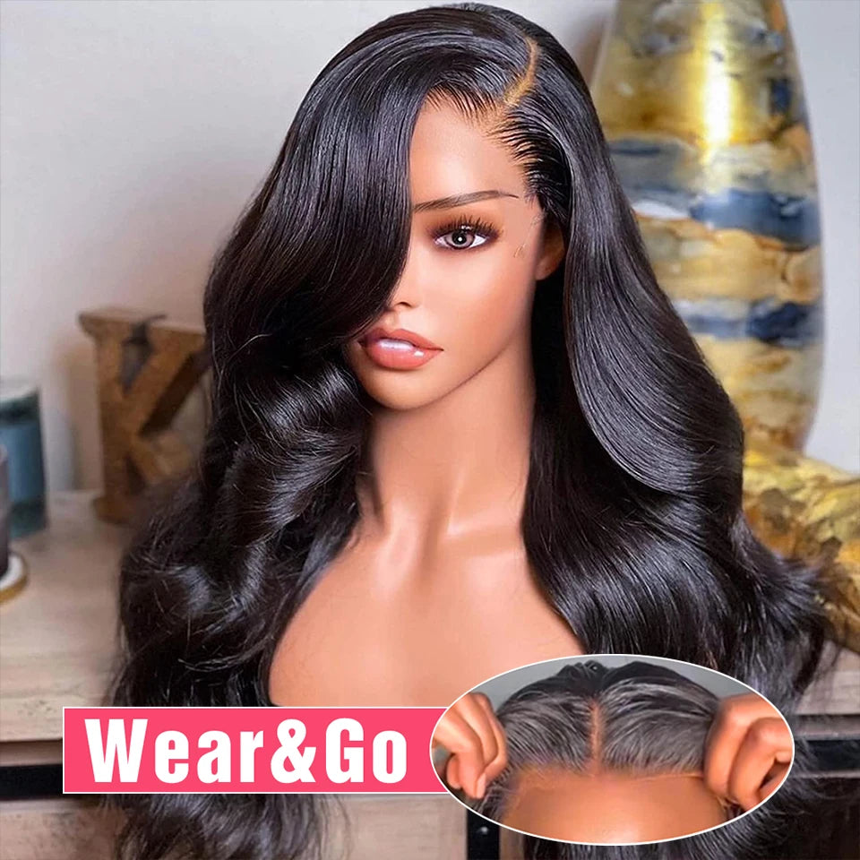 Body Wave 13x6 HD Lace Frontal Wig Brazilian 200% Glueless Wig Human Hair Wigs