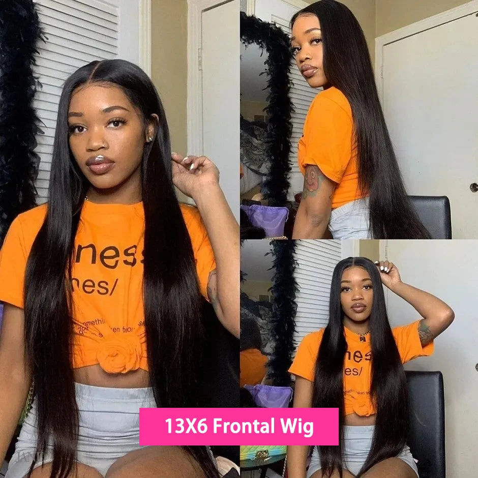 Wear/Go Glueless Bone Straight 13x6 HD Lace Frontal Wig