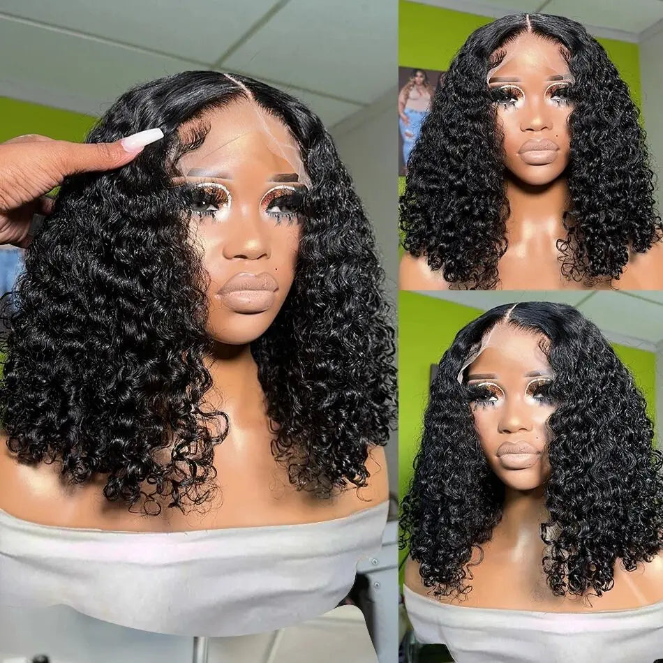 12A Deep Wave 13x4 Lace Front curly Wig